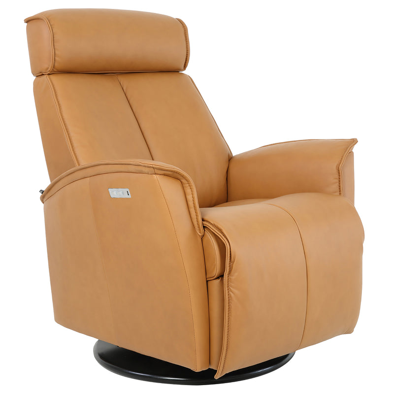Fjords Venice Power Recliner in Soft Leather Cigar SL254
