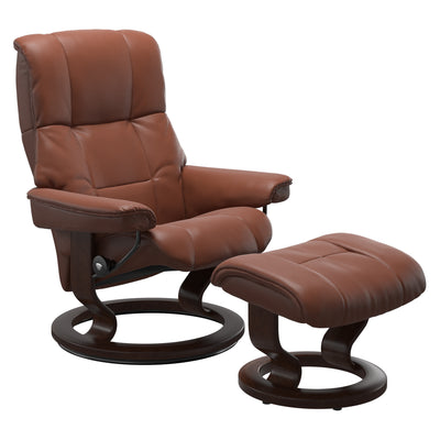 Stressless Mayfair Recliner Brown Stain Base Noblesse Tigereye