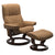 Stressless Mayfair Recliner Brown Stain Base Paloma Taupe
