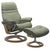 Stressless Sunrise Medium Recliner - Signature - Paloma Shadow Green - In Stock