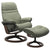 Stressless Sunrise Medium Recliner - Signature - Paloma Shadow Green - In Stock