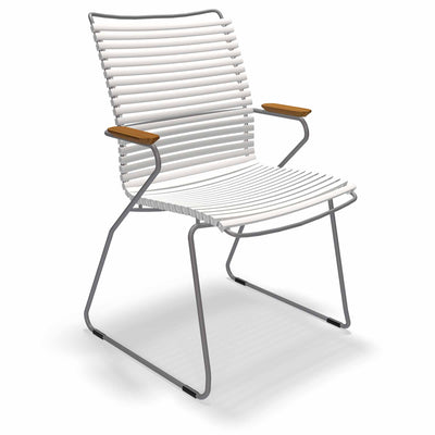 Click Outdoor Dining Arm Chair Tall Back