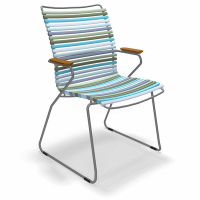 Click Outdoor Dining Arm Chair Tall Back