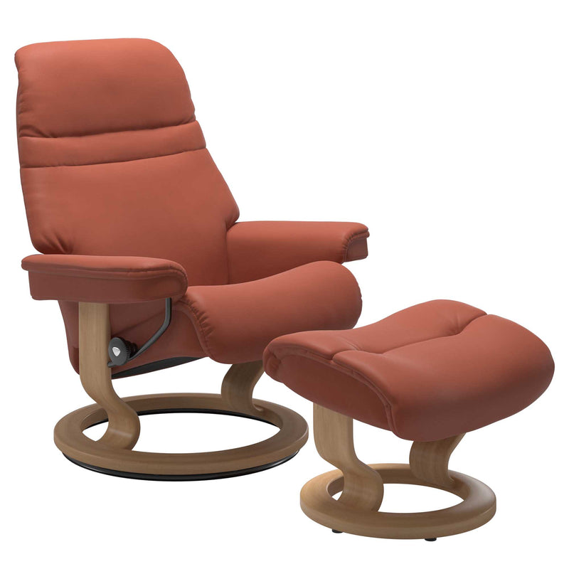 Stressless Sunrise Medium Recliner - Classic - Paloma Henna - In Stock