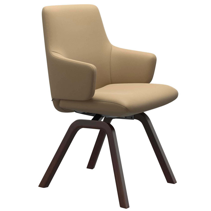 Stressless Laurel Low Back Dining Chair with Arms D200