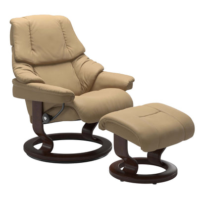 Stressless Reno Large Recliner - Classic - Paloma Sand - In Stock