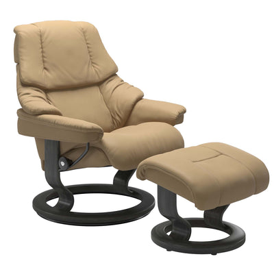 Stressless Reno Large Recliner - Classic - Paloma Sand - In Stock