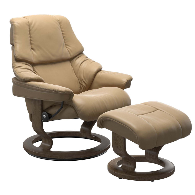 Stressless Reno Large Recliner - Classic - Paloma Sand - In Stock