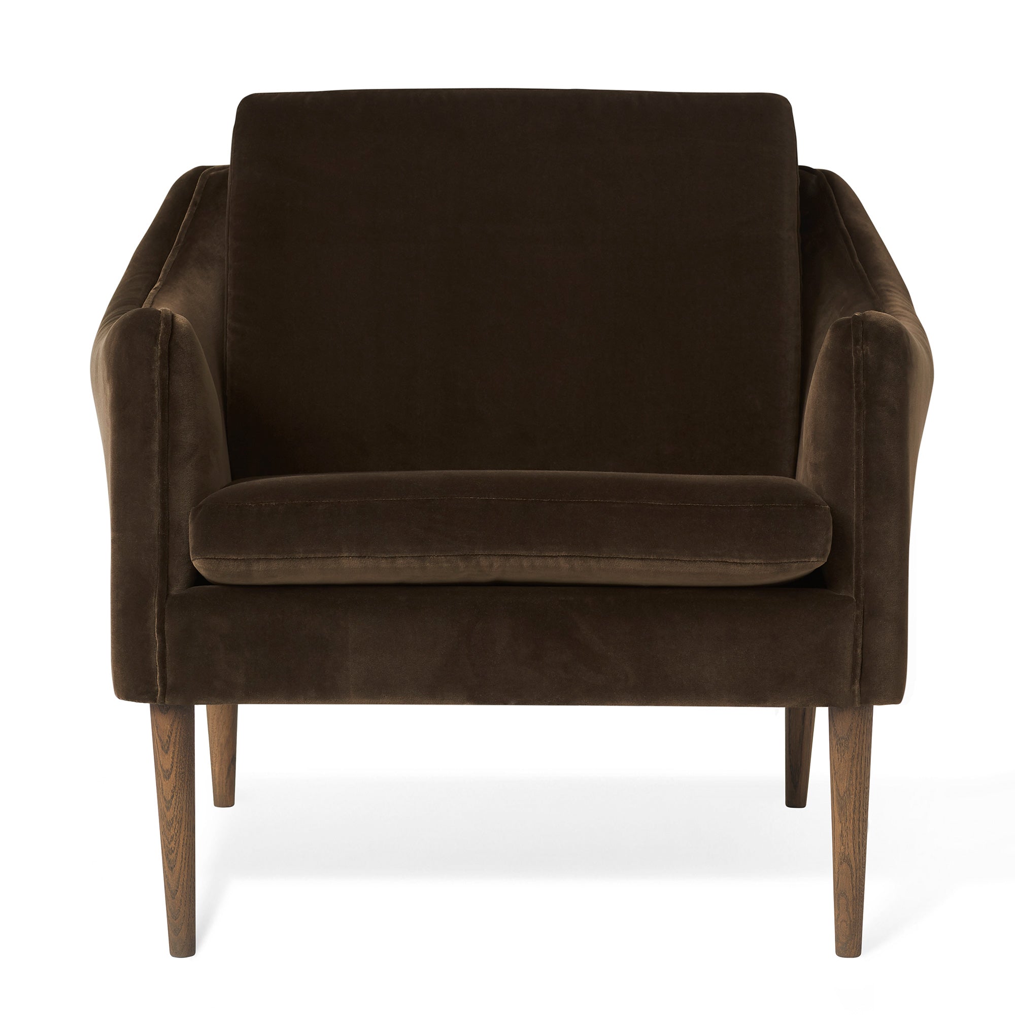 Tan velvet online chair