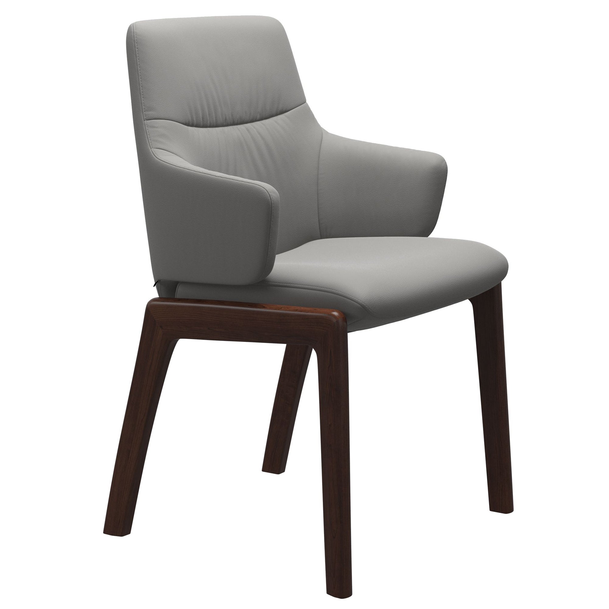 Grey low discount back dining chairs